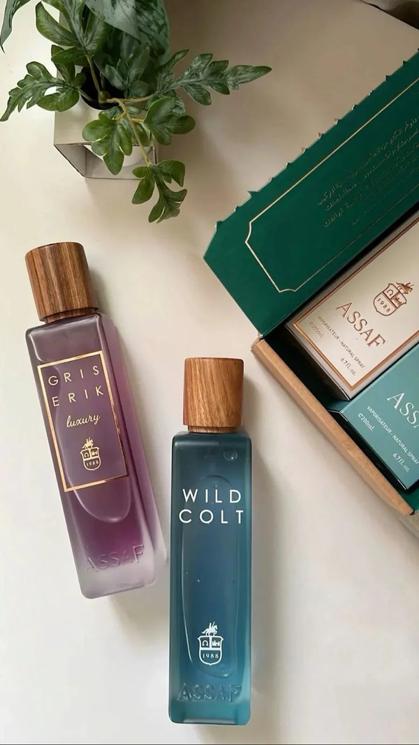 الوصف الاحترافي لمجموعة عطر عساف جريس إريك + عطر عساف وايلد كولت – 400 مل
