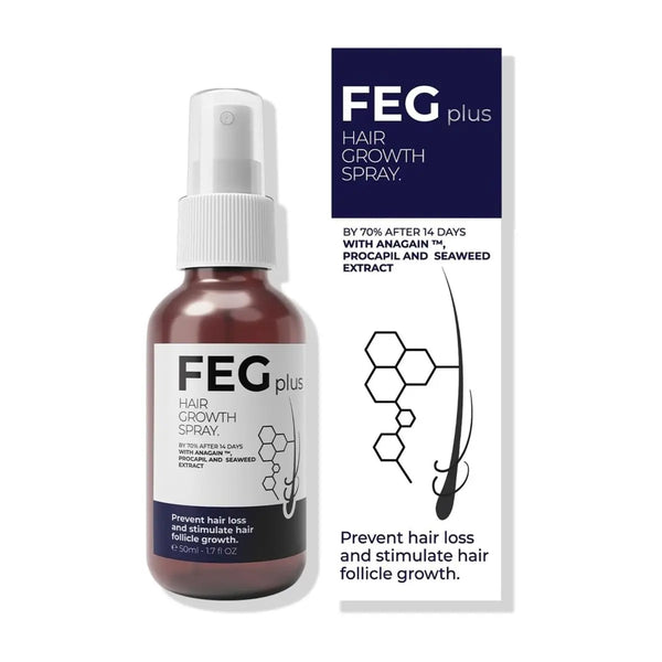 بخاخ فيج بلس لنمو الشعر – FEG Plus Hair Growth Spray 50 مل | تكثيف وتقوية الشعر