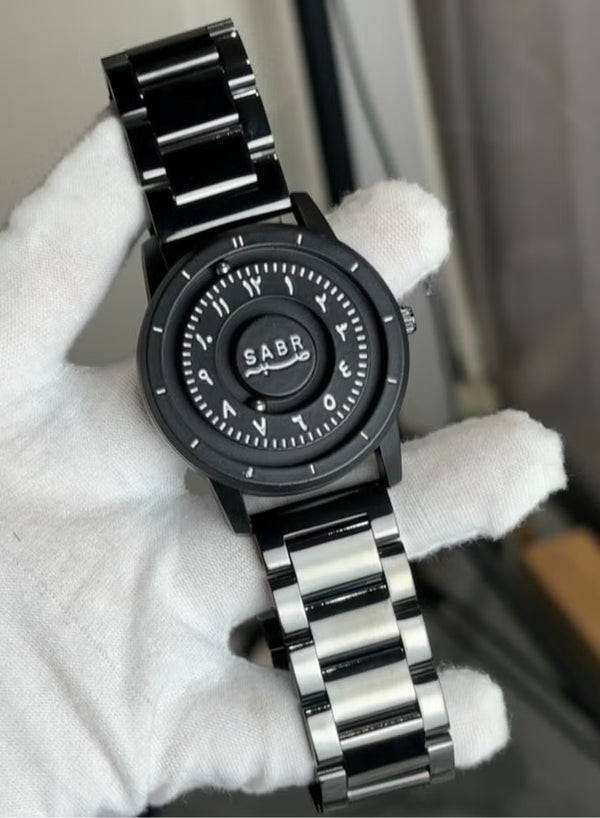 ساعة صبر للرجال بأرقام عربية - SABR Arabic Numerals Men's Watch