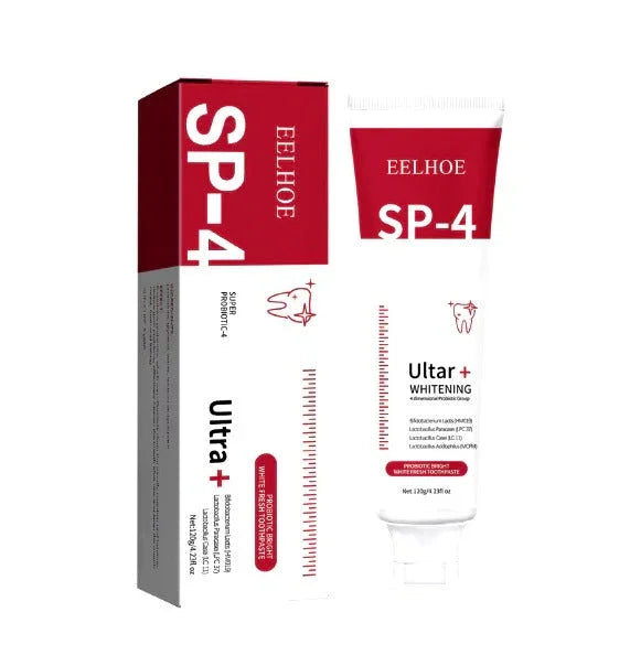 مكونات وفوائد معجون اسنان SP-4 للحساسية واللثة والأسنان